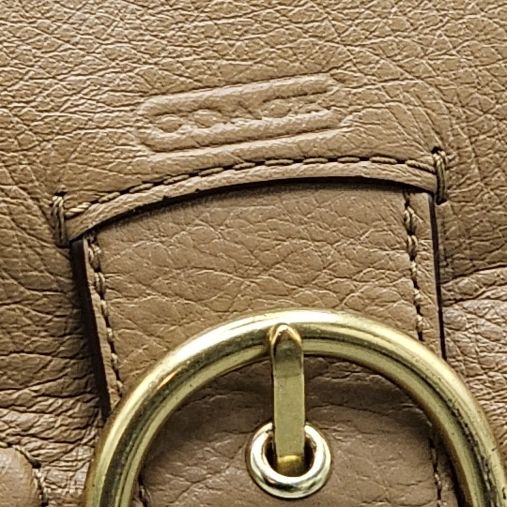 Coach 2006 Soho Tan Pebbled Leather Flap Shoulder Bag Style F24861 - Picture 5 of 12